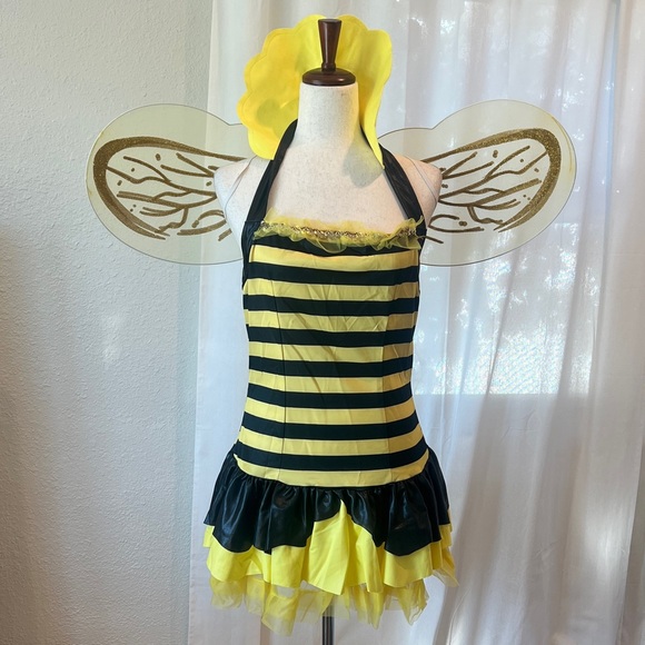 Leg Avenue Black and Yellow Bumble Bee Costume - Picture 5 of 8